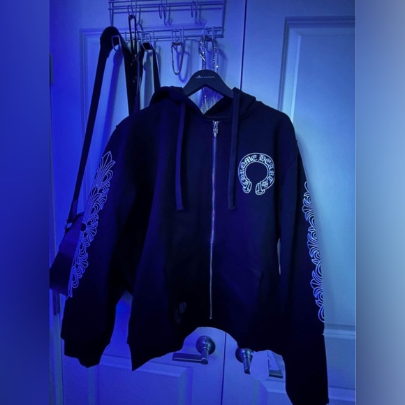 Chrome Hearts Floral Cross Zip Up - Picture 2 of 6